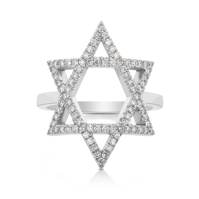 'Star of David' Diamond Ring