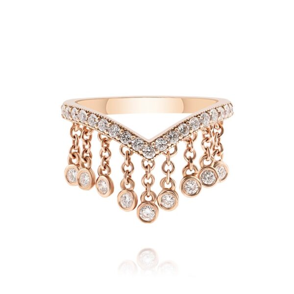 Diamond Pave Shaker Ring