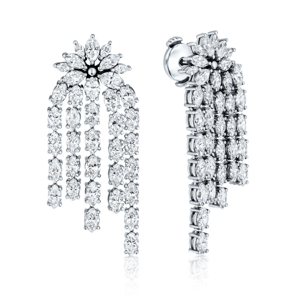 marquees diamonds earrings