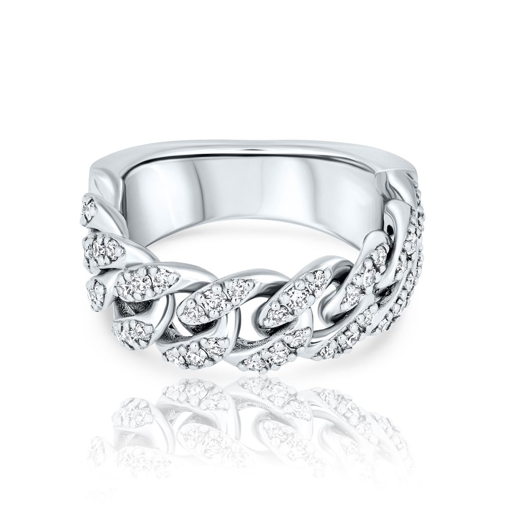 diamonds link ring