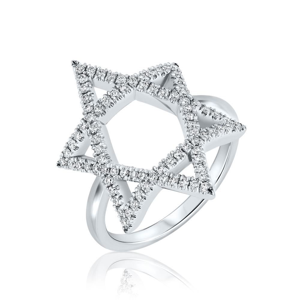 diamonds 'star of david' ring